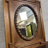 Louis XV Style rectangular walnut mirror circa 1850