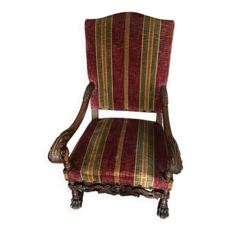 Paire de fauteuils Louis XIII