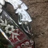 Venetian mirror circa 1900, 100x54 cm