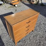 Vintage oak chest of drawers from the 60s