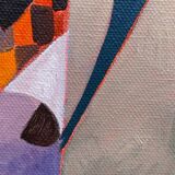 Peinture abstraite franco balleri 2008 huile sur toile