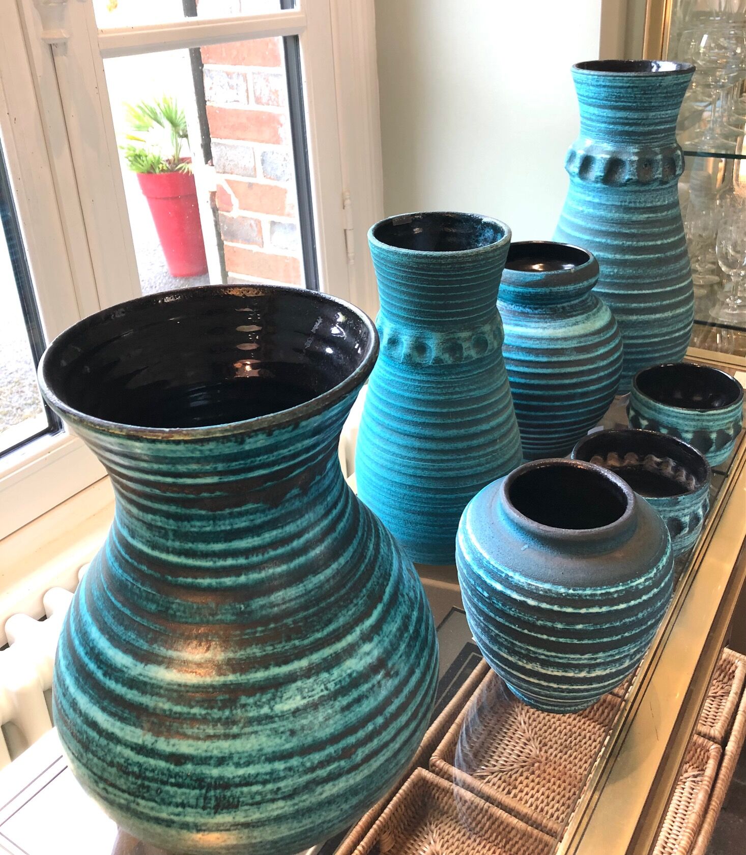 Collection of vases accolay gallic 50s