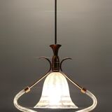 Italian Art Deco Murano Glass Pendant Lamp