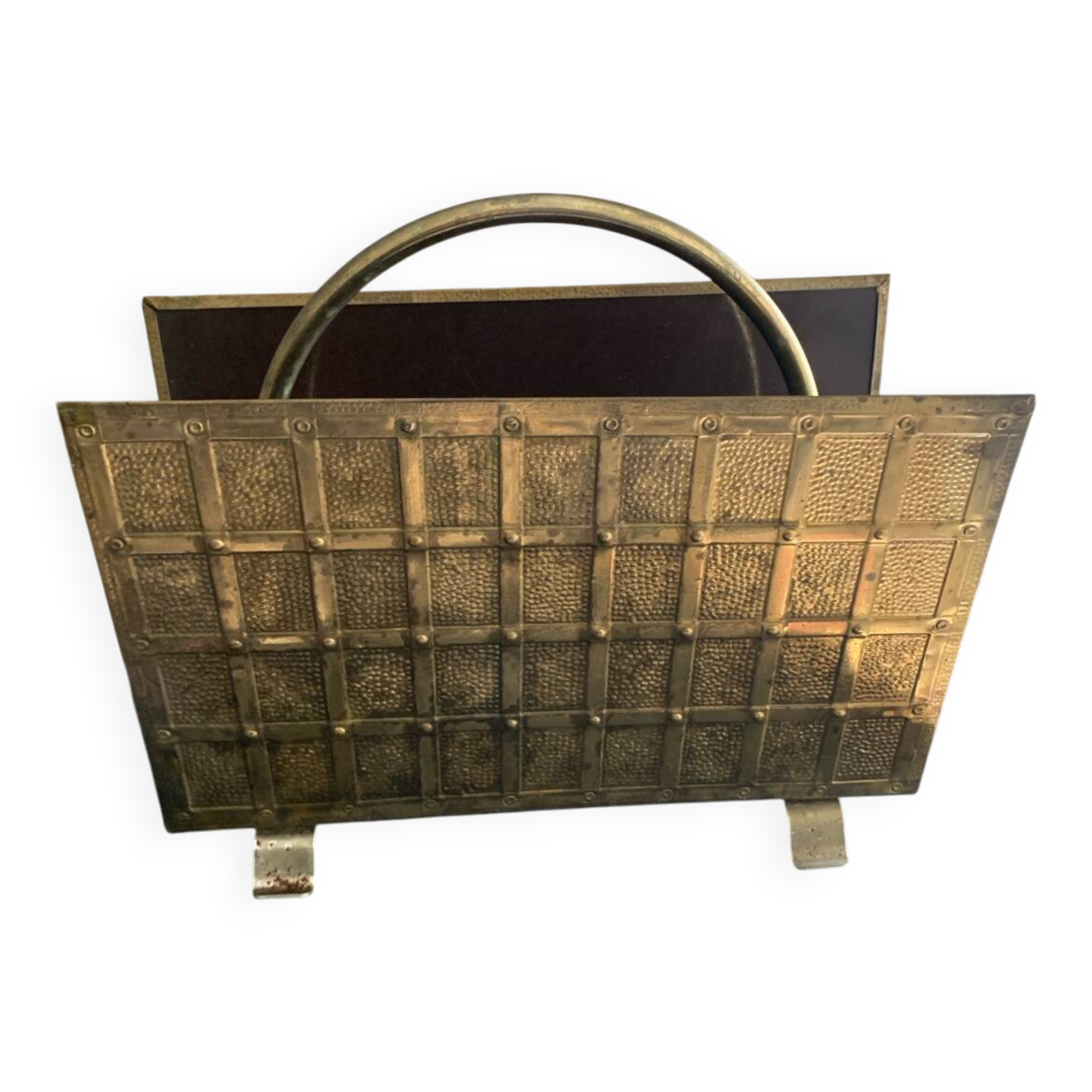 Brass magazine rack
