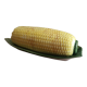 Box butter dish corn cob in slip