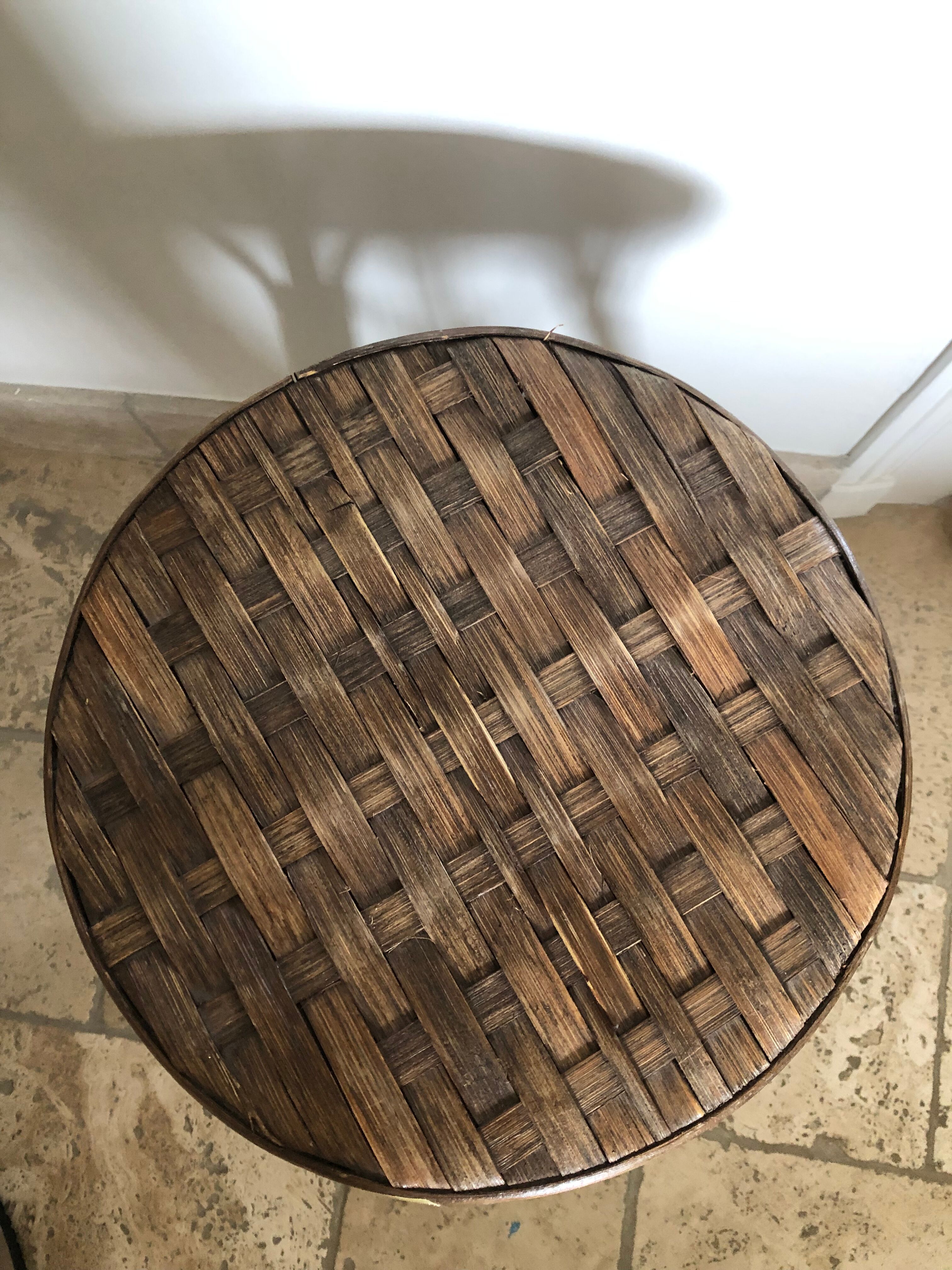 Rattan stool
