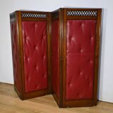 Four-Panel Mahogany Screen – First Part 20th Century