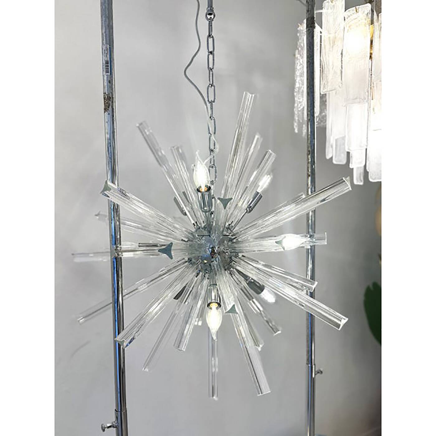 Sputnik “Triedro” Murano Glass Chandelier