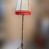 Lámpara de pie de hierro forjado, años 60