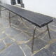 Banc 6 pieds inox 205 cm