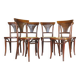 Set of 6 caned chairs, Thonet No. 221, circa 1910