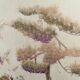Important Set of Three Indochinese Silk Embroidered Tapestries