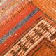 3x13 Orange Beige Vintage Runner Rug, 78x404Cm SK 6391