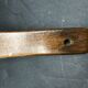 Hand-facing mirror in vintage wood year 70