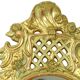 Large Swedish Mirror Gold Leaf Gilded Classic Rococo Style 119cm