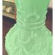 Vase en verre opalin Art Nouveau Portieux Vallerysthal