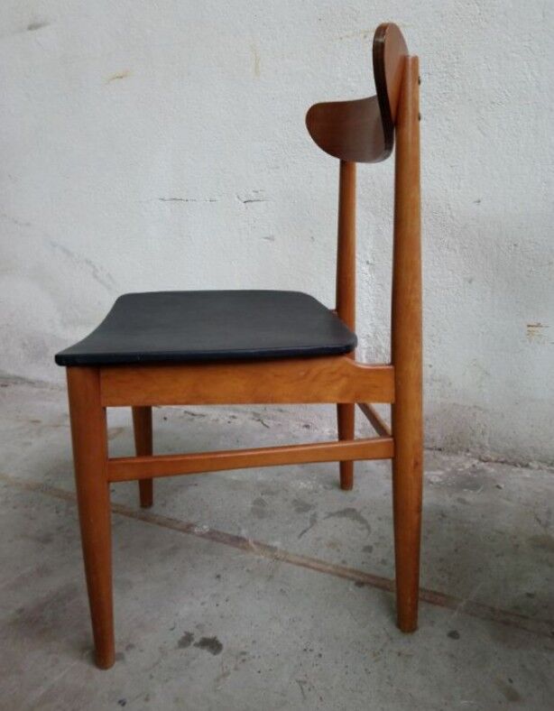 Série de 6 chaises scandinaves