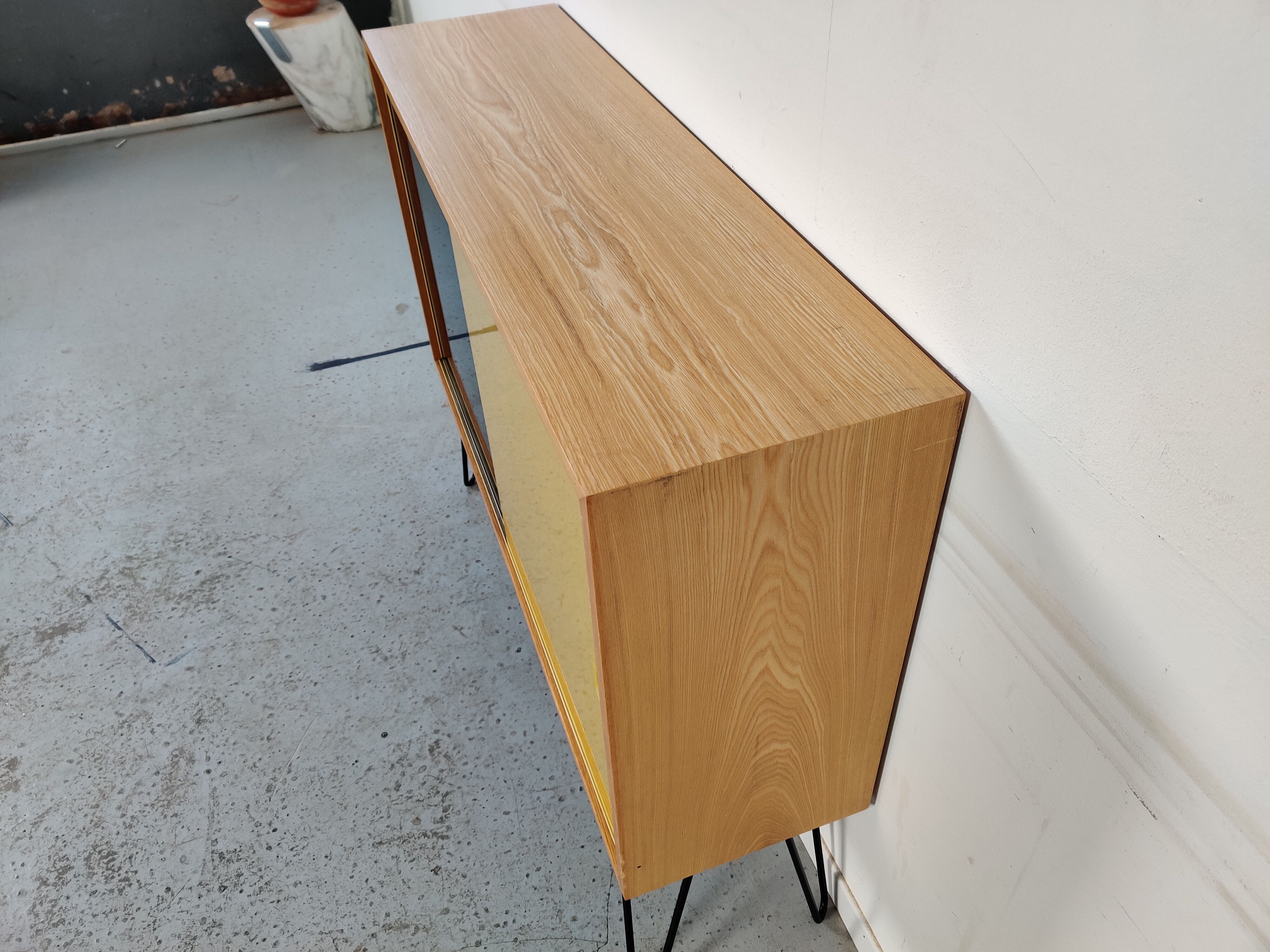 Vintage enfilade Scandinavian showcase, 60s