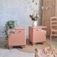 Pretty pair of art deco bedside tables