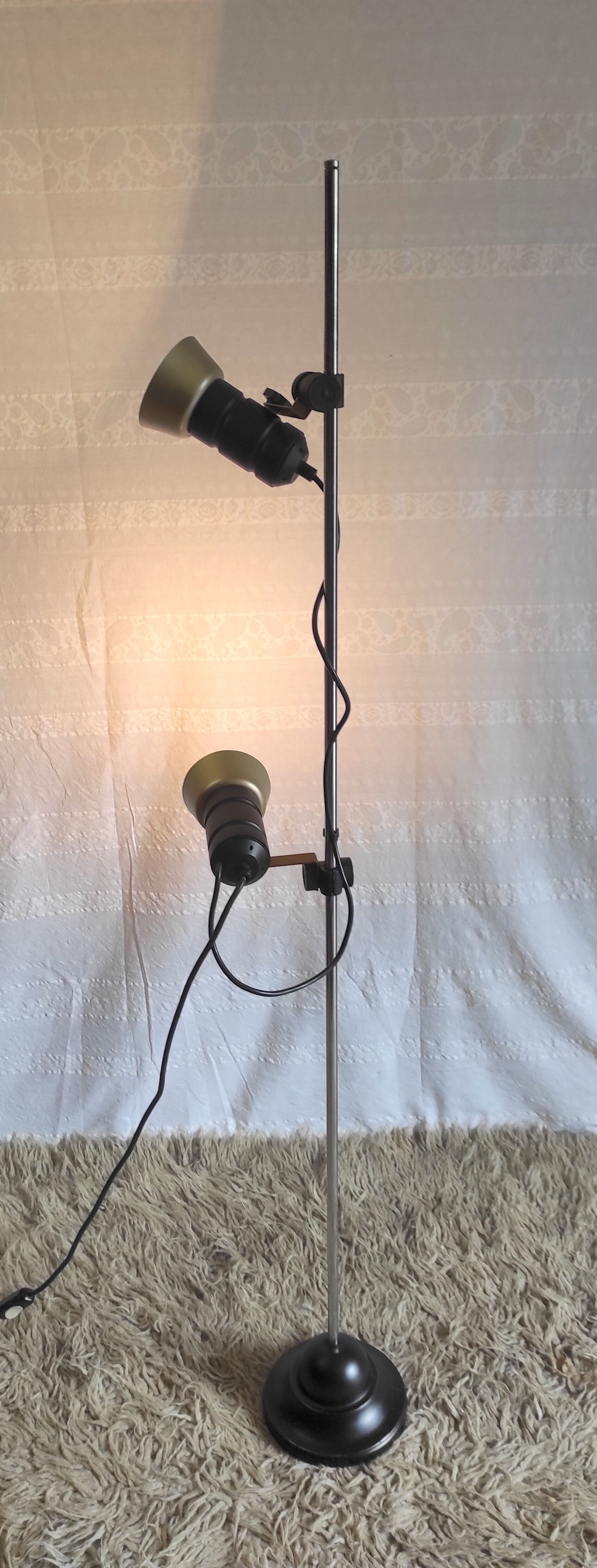 Floor lamp 2 spots – 70s