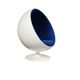 4 x fibreglass ball chair 1980s