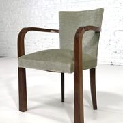 Pair of armchairs art deco 30/40 in wood and velvet