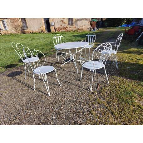 Wrought Iron Garden Furniture 1900