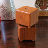 Scandinavian salt and pepper in teak