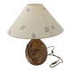 Lampe en céramique de Vallauris Fonck et Matéo abat jour d'origine