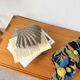 Brutalist wood shell sculpture box 1900