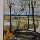 Paysage avec arbres par Harry Sahlin