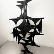 Large brutalist & sculptural wall light by Marc Weinstein, Germany, 1960s
