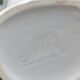 Hand baguier/jewelry holder in vintage white ceramic signed JMR