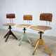 Bemefa vintage industrial workshop chairs desk chair factory stools Rowac