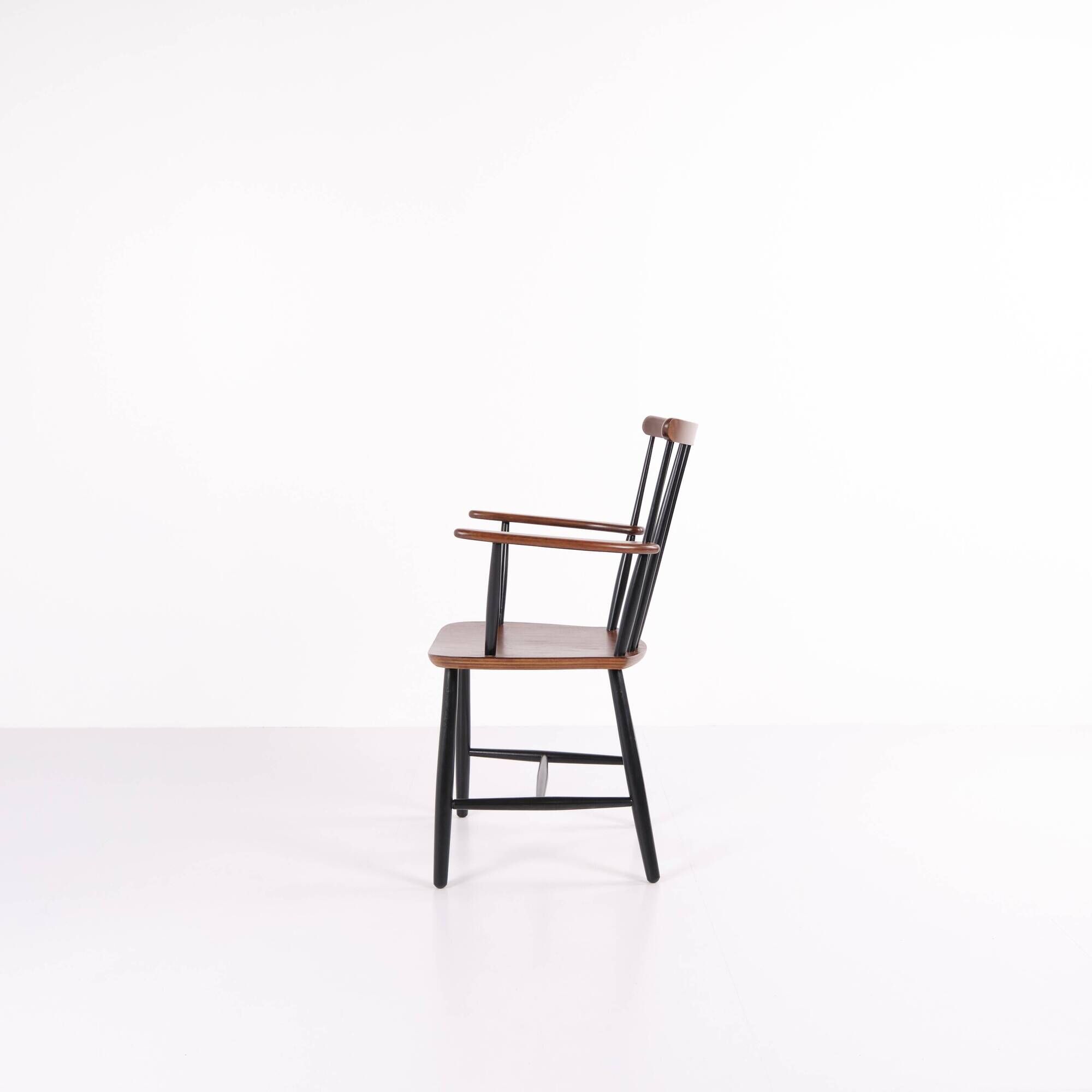 Armchair - Rosewood and black painted - Poul M. Volther - Farstrup - 1960s