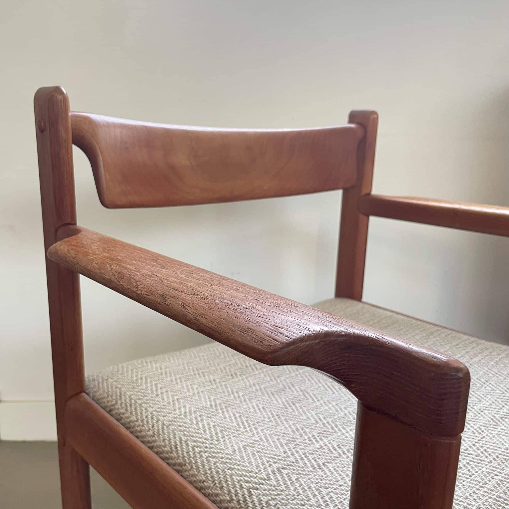 Set of wooden chairs, H.W. Klein for Bramin, Denmark, 1960s