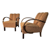 Set of Vintage Armchairs by Jindrich Halabala, 1940s