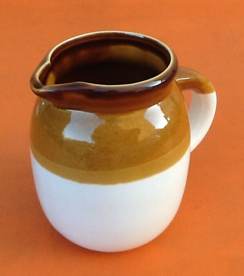 Two-tone pitcher Glazed ceramic