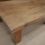 Table basse 6 pieds en chêne massif 1950