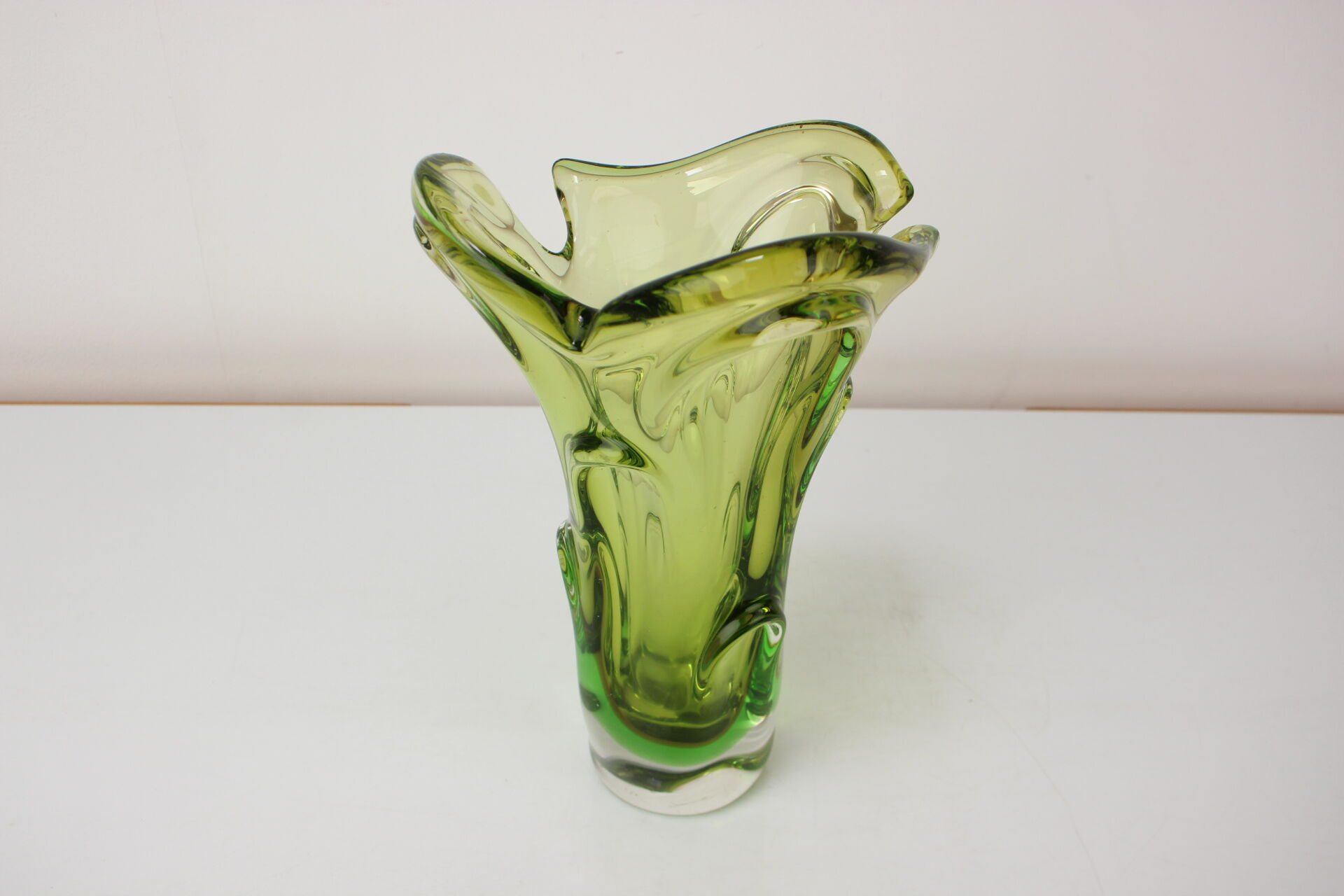 Mid-Century Glass Vase Designed by Josef Hospodka, 1960's