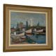 Huile su panneau suédois – « Bateaux » par Eskil Skans