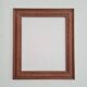 Antique carved wooden frame 64 x 54
