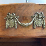 Commode arbalète style Louis XIV - Noyer massif