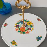 Présentoir gâteaux vintage ancien serviteur à gâteaux plateau à gâteaux Royal Tettau bavaria