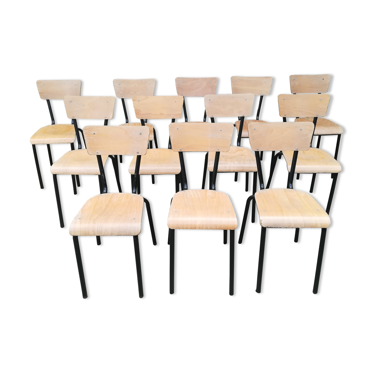 Vintage school chairs