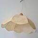 Vintage fabric flower pendant