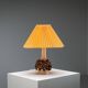 Ceramic decorated table lamp