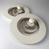 Mid-century Space Age wall coat rack, Italy, 1970s