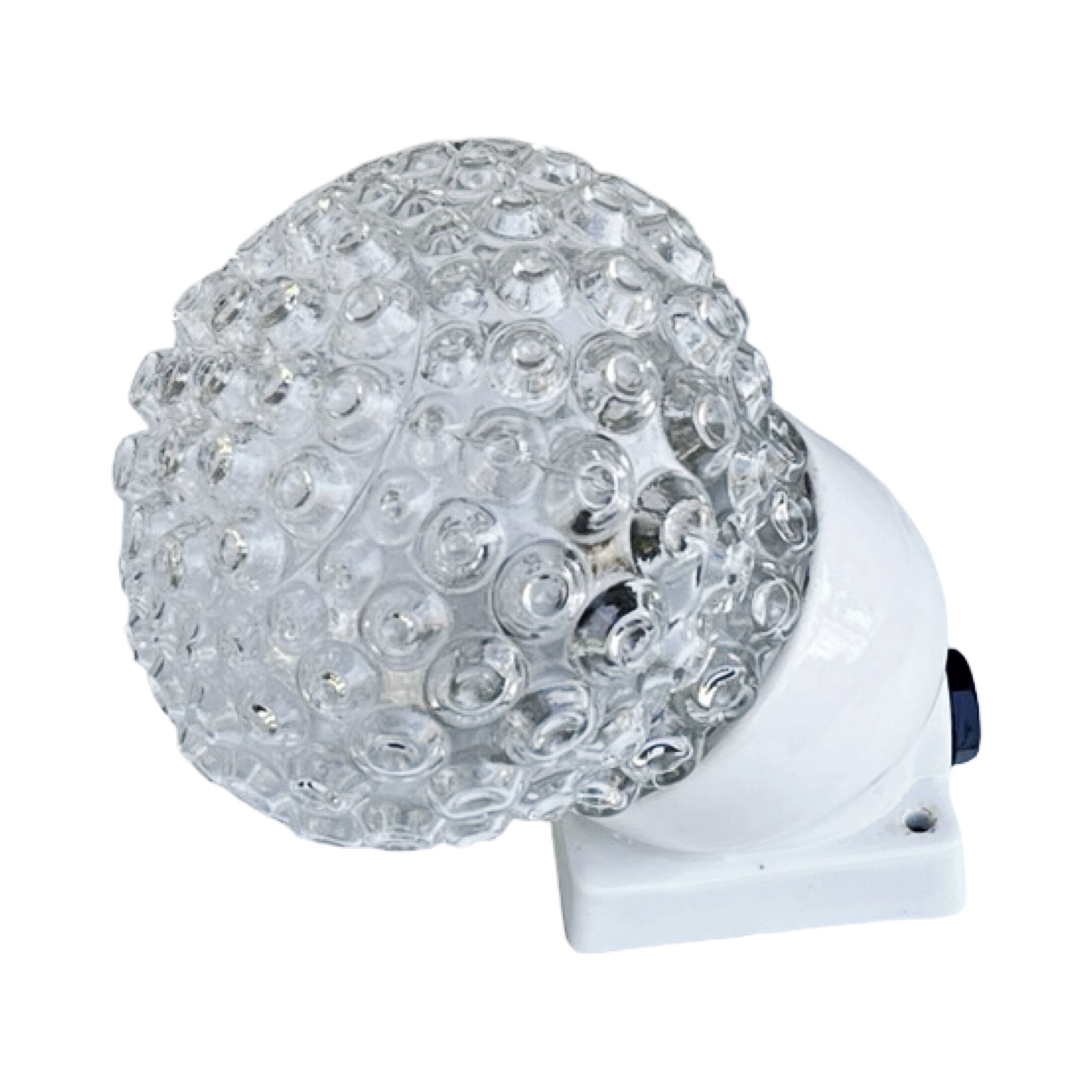 Industrial wall lamp, Elektrosvit Nové Zámky, Czechoslovakia, 1960s