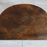 Wooden tripod stool half moon turned 60s